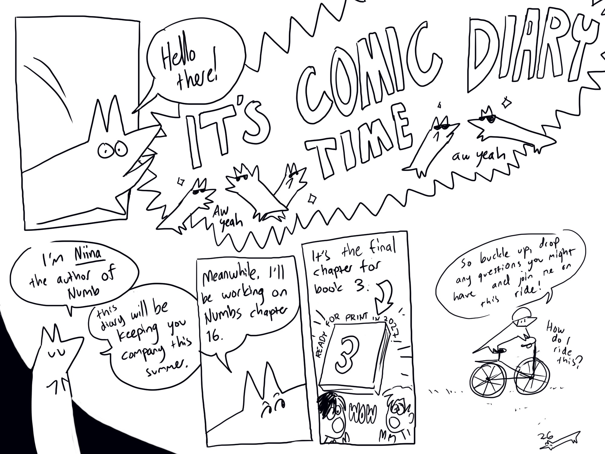 Comic break diary