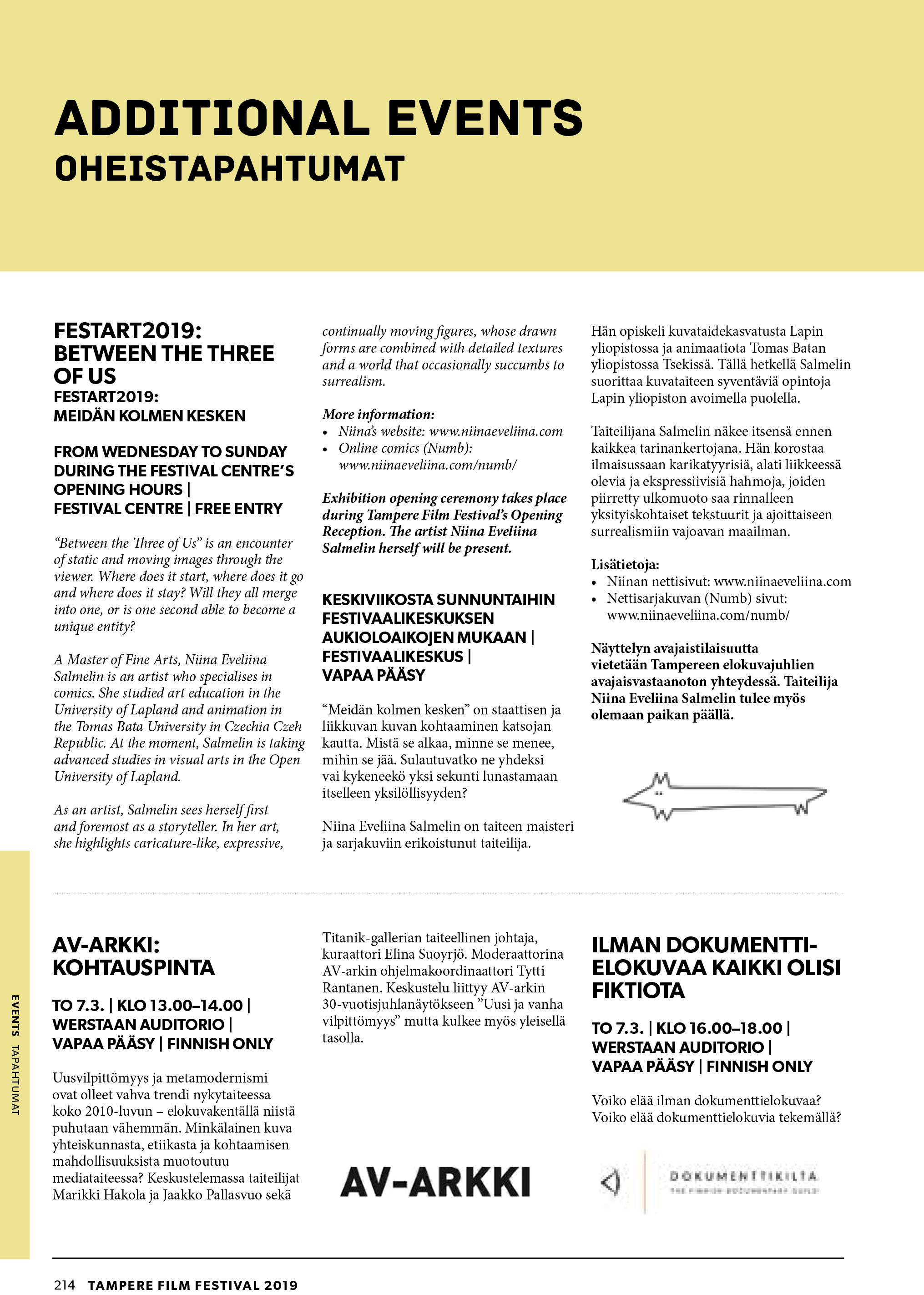 TFF Programme catalogue feature